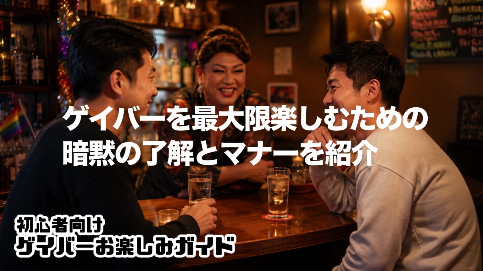 【初心者ゲイバーガイド】ゲイバーを最大限楽しむための暗黙の了解とマナーを紹介
