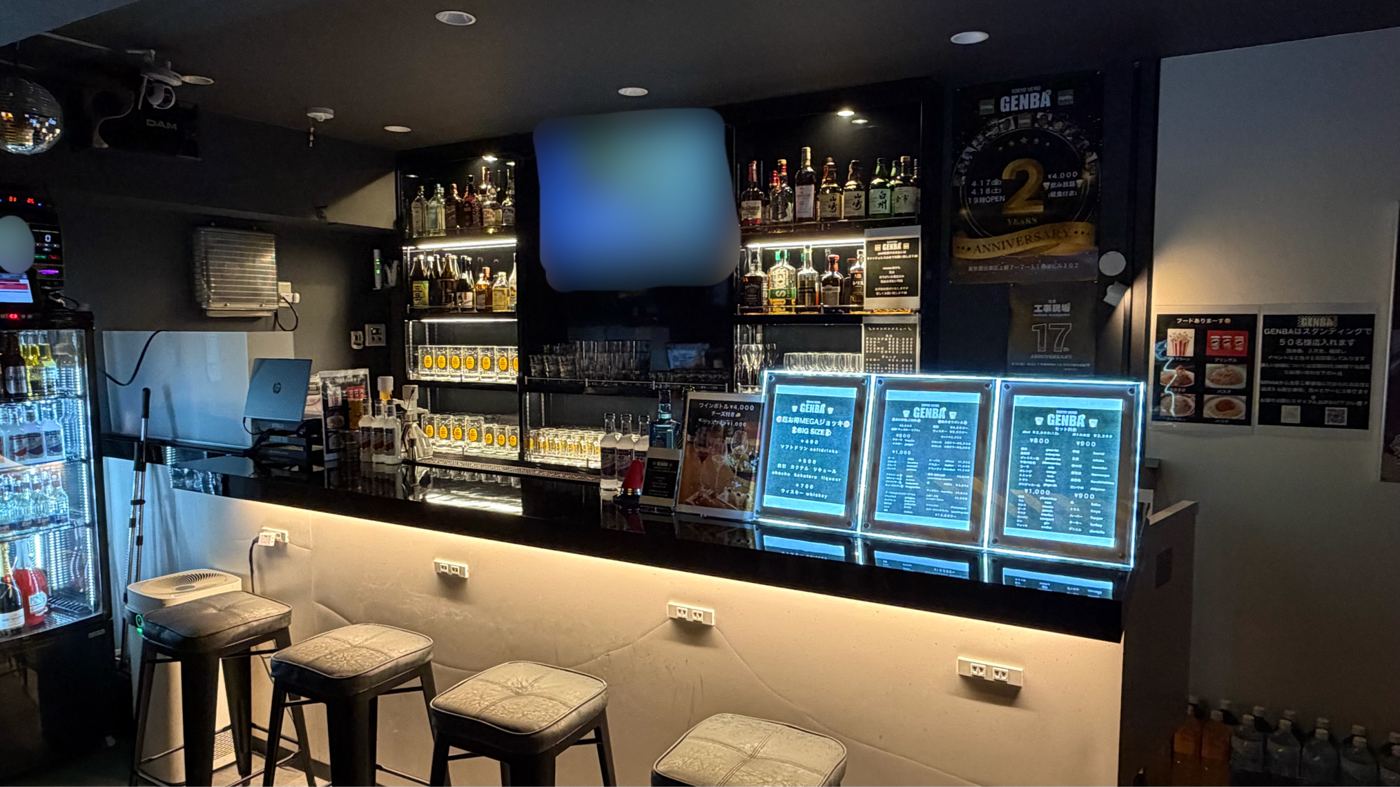 GENBAの店内